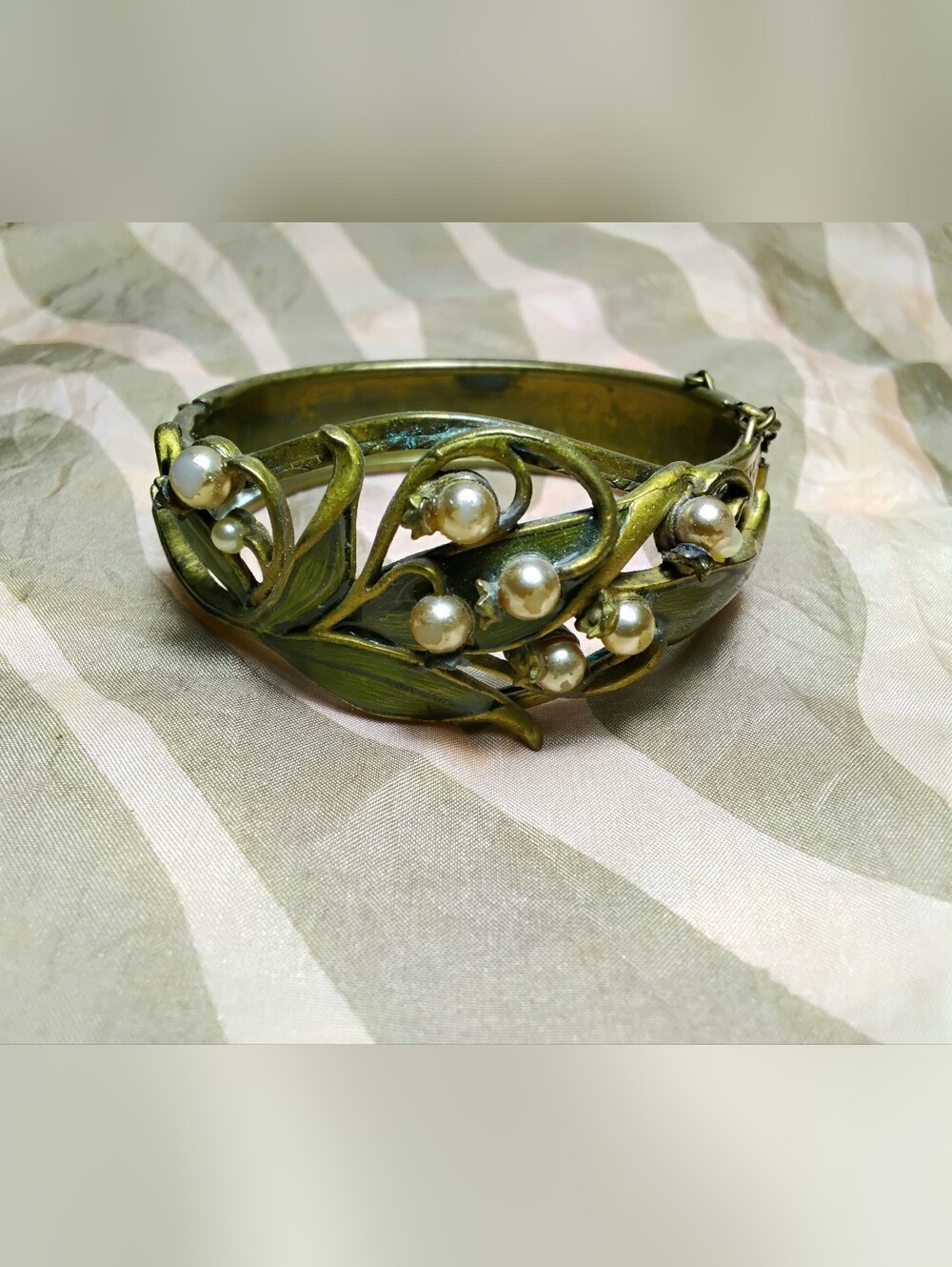 Sweet Romance Lily Of The Valley Bridal Bracelet